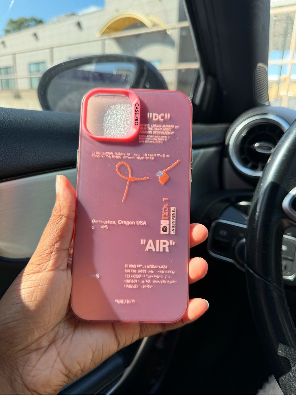 iPhone 15 plus off white case